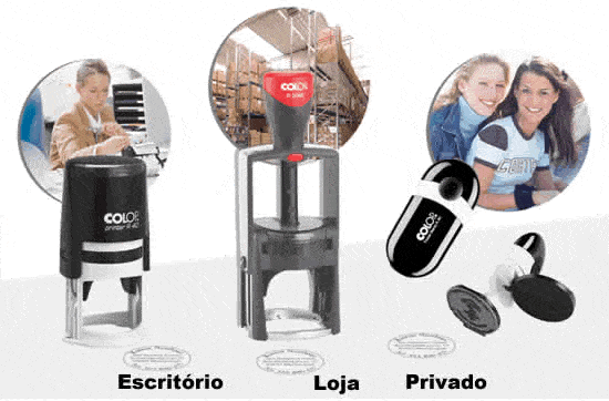 utilizaçao a dar ao carimbo