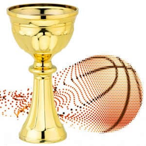 Troféu económico personalizado basquetebol