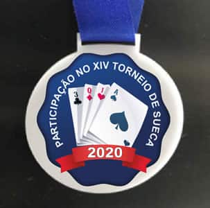 Medalhas acrílico a cores