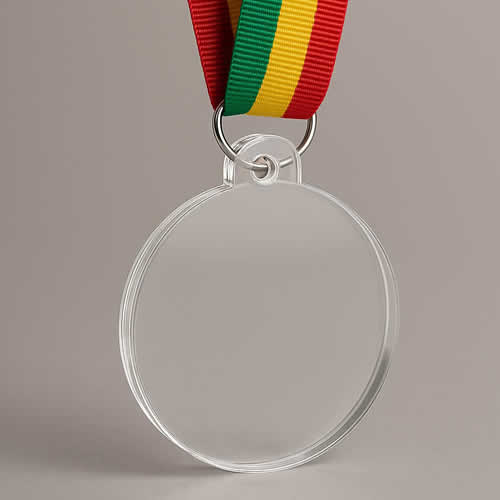 Medalhas Acrílico Personalizadas - Elegantes,económicas-60mm