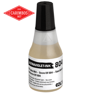 Frasco de tinta invisível UV Colop 804 para carimbos