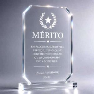 Troféu de Mérito Escolar Personalizado