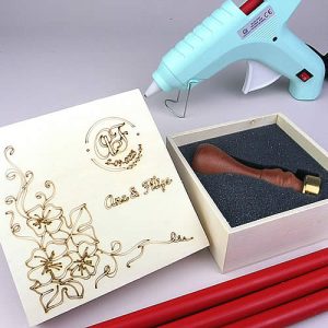 Sinete Casamento Exclusivo,+ caixa + lacre + pistola + porte grátis